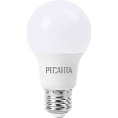 Лампа светодиодная РЕСАНТА LL-R-A60-7W-230-4K-E27